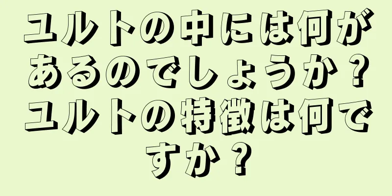 ユルトの中には何があるのでしょうか？ユルトの特徴は何ですか？