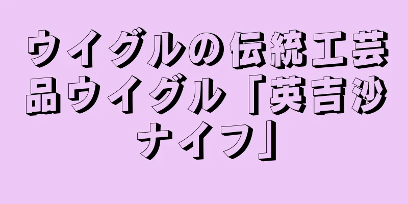 ウイグルの伝統工芸品ウイグル「英吉沙ナイフ」
