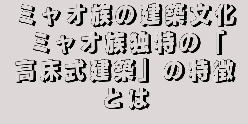 ミャオ族の建築文化 ミャオ族独特の「高床式建築」の特徴とは