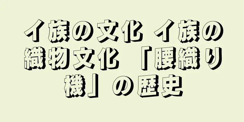 イ族の文化 イ族の織物文化 「腰織り機」の歴史