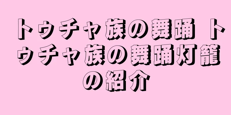 トゥチャ族の舞踊 トゥチャ族の舞踊灯籠の紹介