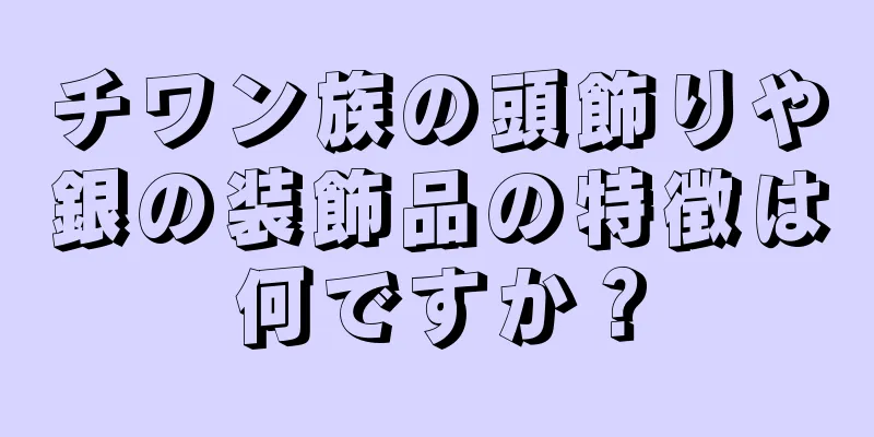 チワン族の頭飾りや銀の装飾品の特徴は何ですか？