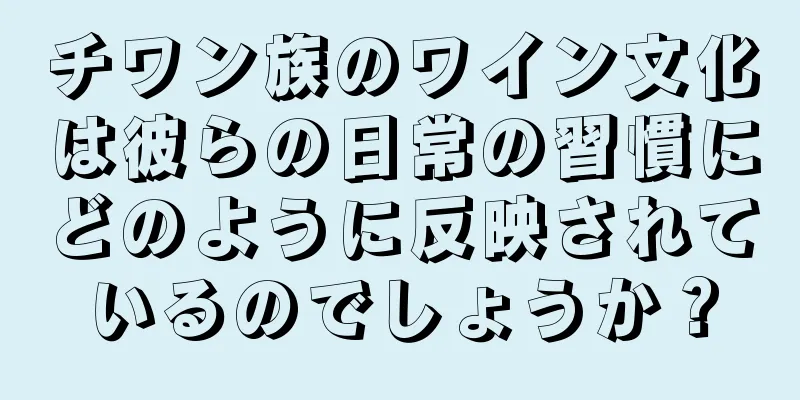 チワン族のワイン文化は彼らの日常の習慣にどのように反映されているのでしょうか？