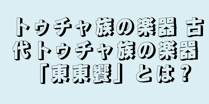 トゥチャ族の楽器 古代トゥチャ族の楽器「東東饗」とは？