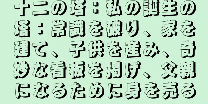 十二の塔：私の誕生の塔：常識を破り、家を建て、子供を産み、奇妙な看板を掲げ、父親になるために身を売る