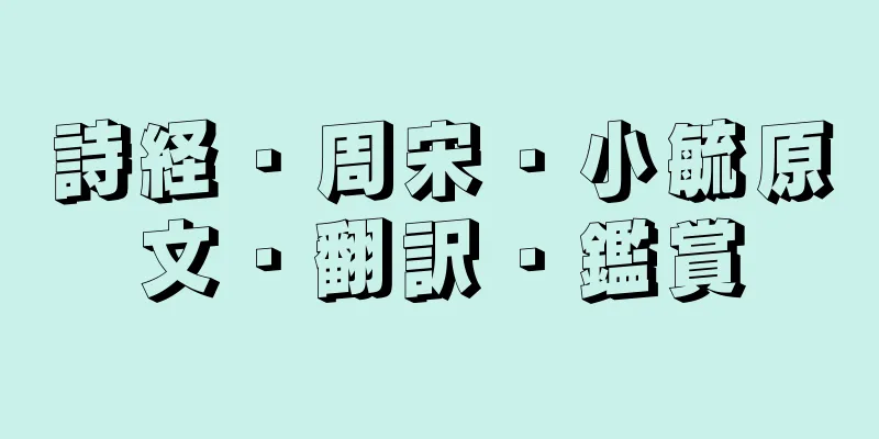 詩経・周宋・小毓原文・翻訳・鑑賞