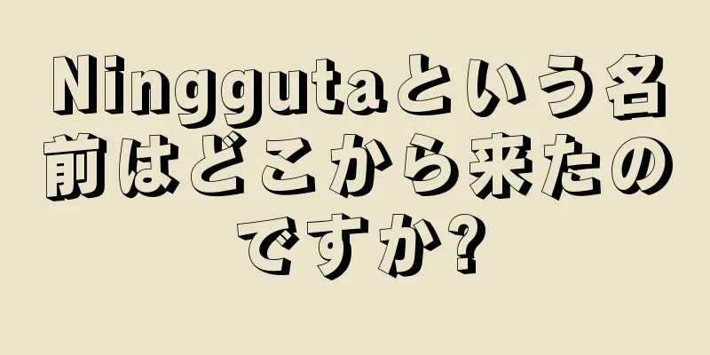 Ninggutaという名前はどこから来たのですか?
