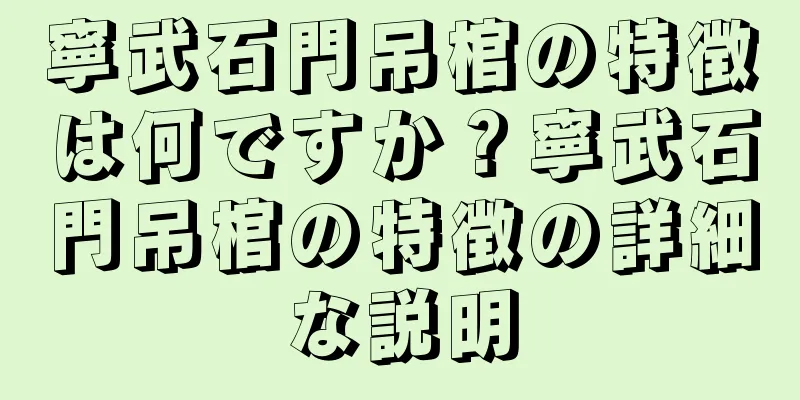 寧武石門吊棺の特徴は何ですか？寧武石門吊棺の特徴の詳細な説明