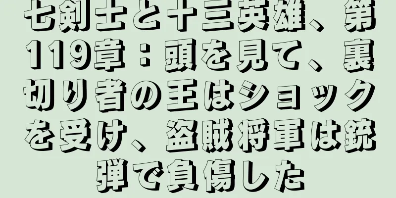 七剣士と十三英雄、第119章：頭を見て、裏切り者の王はショックを受け、盗賊将軍は銃弾で負傷した