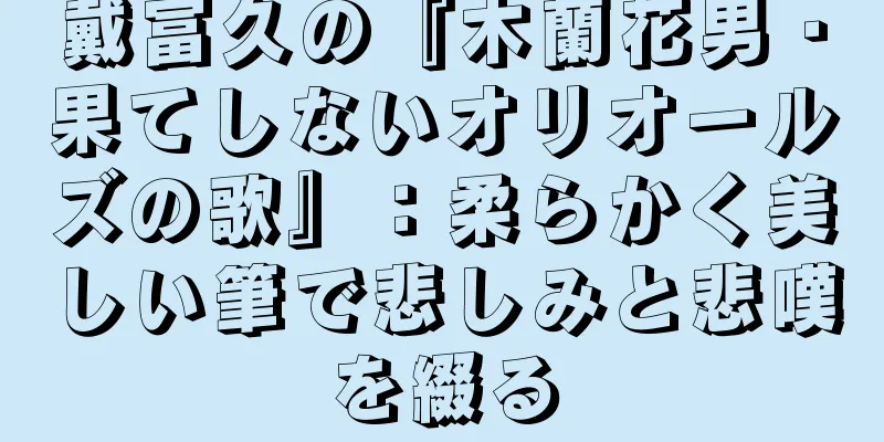 戴富久の『木蘭花男・果てしないオリオールズの歌』：柔らかく美しい筆で悲しみと悲嘆を綴る