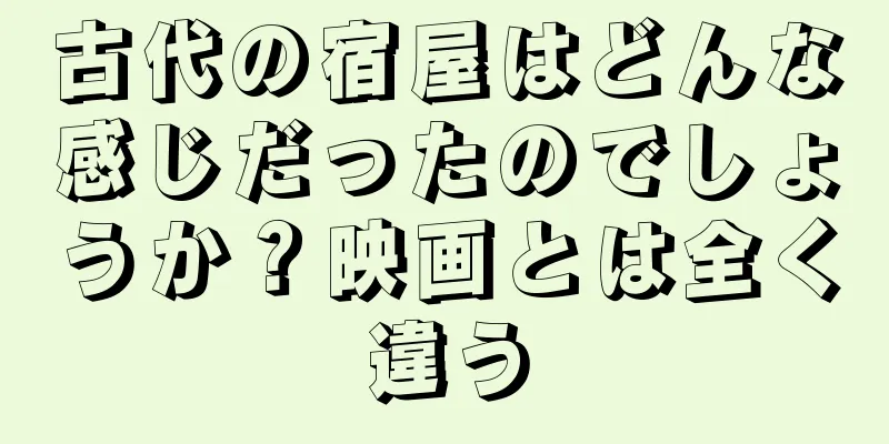 古代の宿屋はどんな感じだったのでしょうか？映画とは全く違う