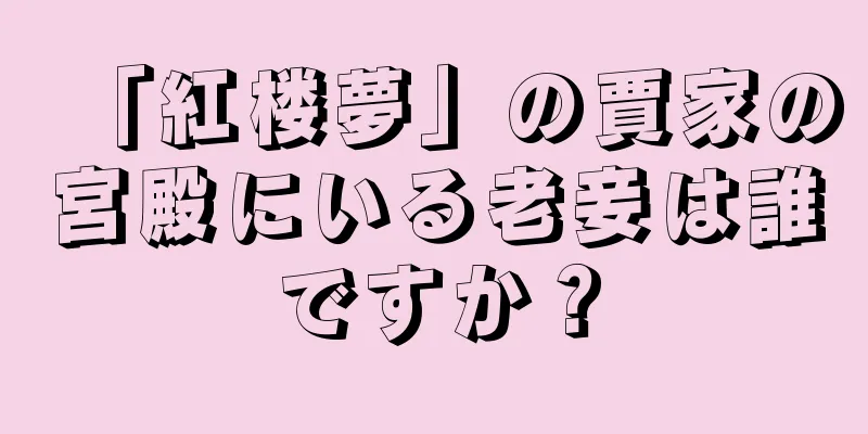 「紅楼夢」の賈家の宮殿にいる老妾は誰ですか？