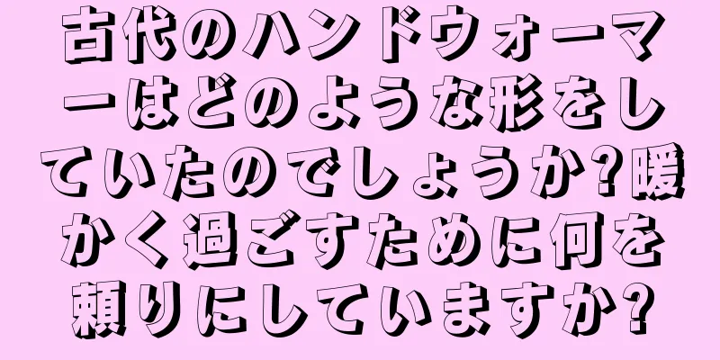 古代のハンドウォーマーはどのような形をしていたのでしょうか?暖かく過ごすために何を頼りにしていますか?