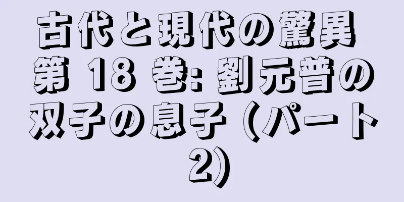 古代と現代の驚異 第 18 巻: 劉元普の双子の息子 (パート 2)