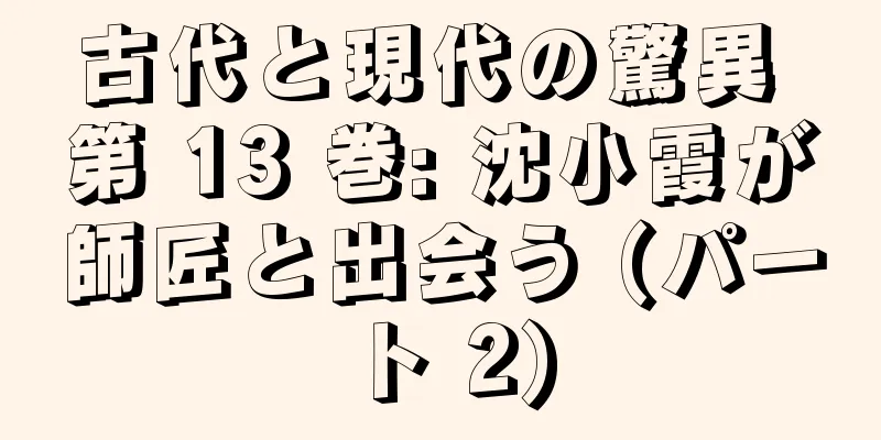 古代と現代の驚異 第 13 巻: 沈小霞が師匠と出会う (パート 2)