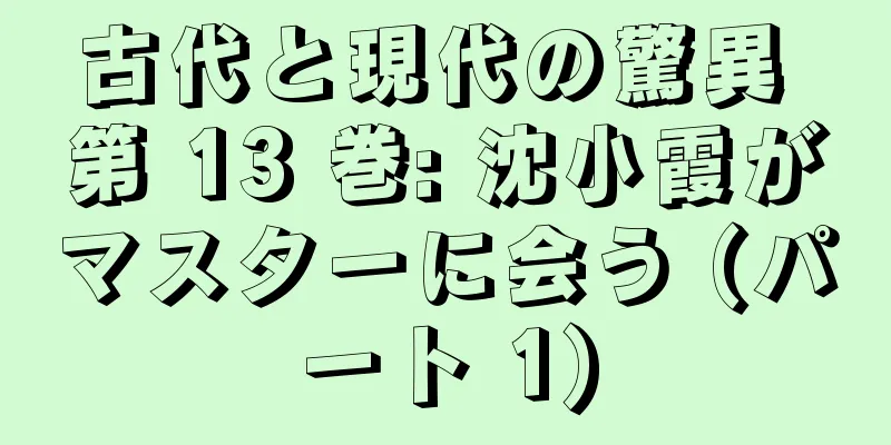 古代と現代の驚異 第 13 巻: 沈小霞がマスターに会う (パート 1)