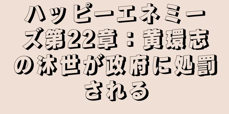 ハッピーエネミーズ第22章：黄環志の沐世が政府に処罰される