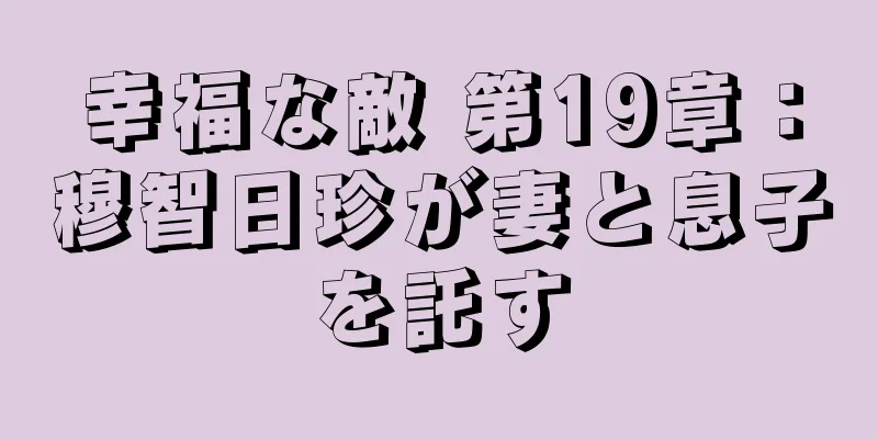 幸福な敵 第19章：穆智日珍が妻と息子を託す