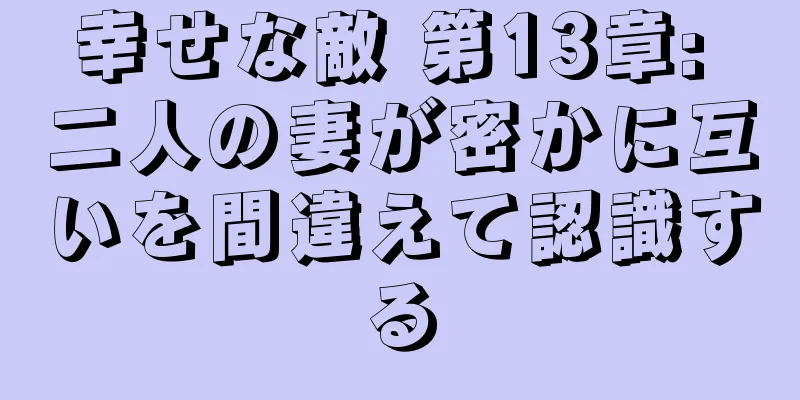幸せな敵 第13章: 二人の妻が密かに互いを間違えて認識する