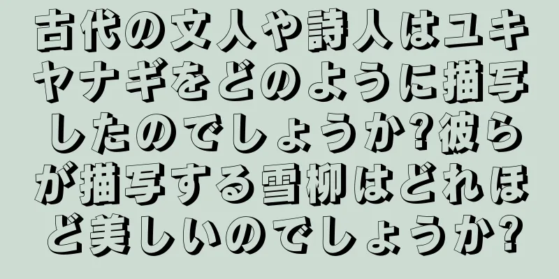 古代の文人や詩人はユキヤナギをどのように描写したのでしょうか?彼らが描写する雪柳はどれほど美しいのでしょうか?