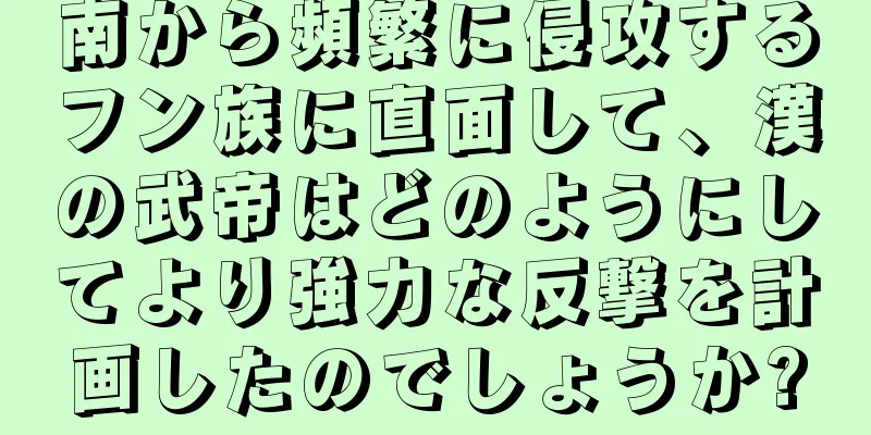 南から頻繁に侵攻するフン族に直面して、漢の武帝はどのようにしてより強力な反撃を計画したのでしょうか?