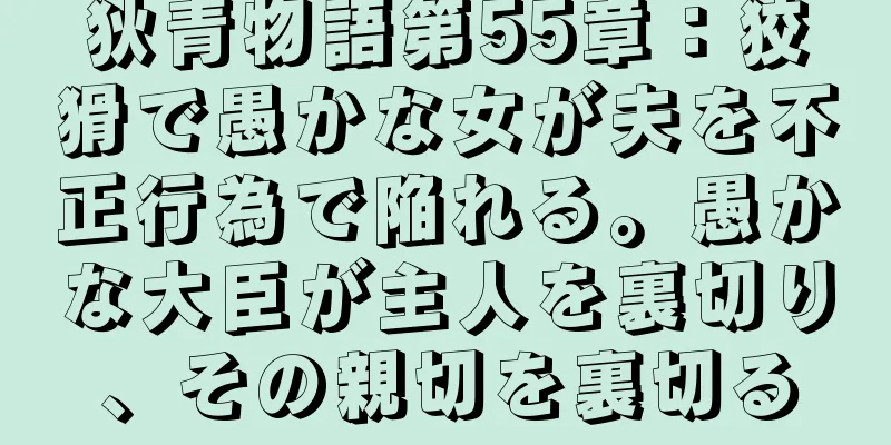 狄青物語第55章：狡猾で愚かな女が夫を不正行為で陥れる。愚かな大臣が主人を裏切り、その親切を裏切る