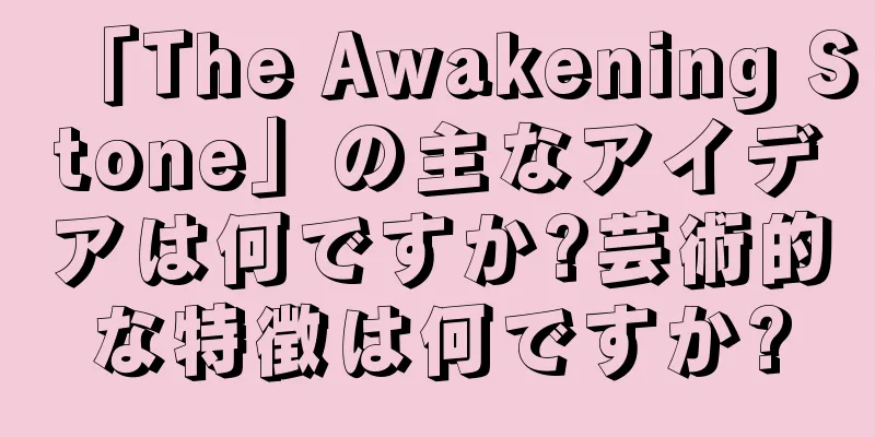 「The Awakening Stone」の主なアイデアは何ですか?芸術的な特徴は何ですか?
