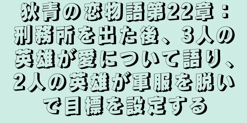 狄青の恋物語第22章：刑務所を出た後、3人の英雄が愛について語り、2人の英雄が軍服を脱いで目標を設定する