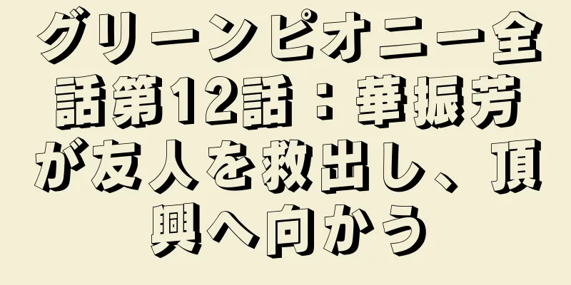 グリーンピオニー全話第12話：華振芳が友人を救出し、頂興へ向かう
