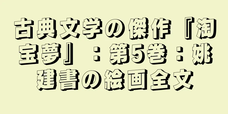 古典文学の傑作『淘宝夢』：第5巻：姚建書の絵画全文