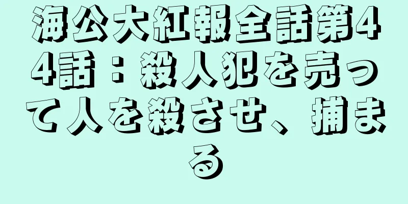 海公大紅報全話第44話：殺人犯を売って人を殺させ、捕まる