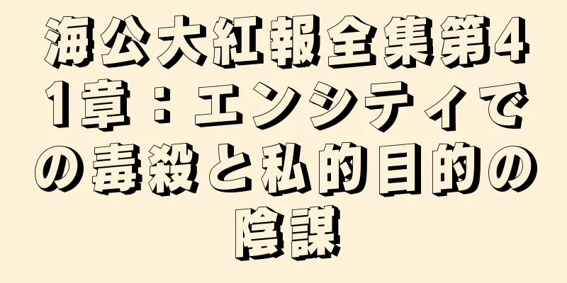 海公大紅報全集第41章：エンシティでの毒殺と私的目的の陰謀