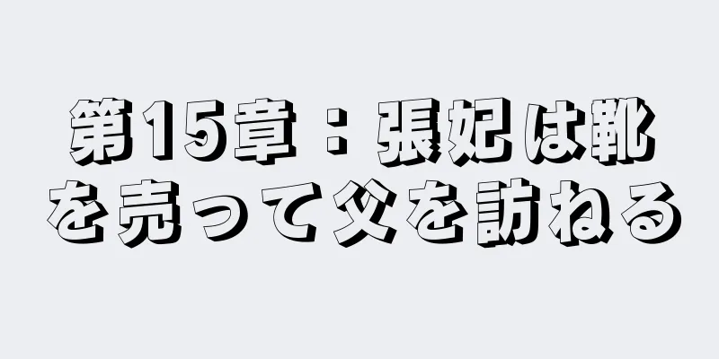 第15章：張妃は靴を売って父を訪ねる