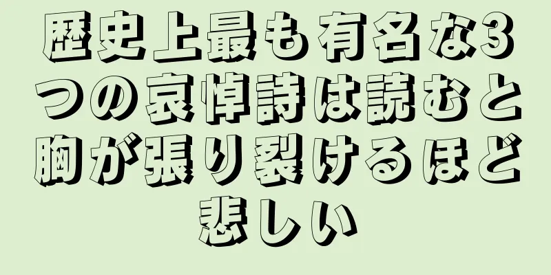 歴史上最も有名な3つの哀悼詩は読むと胸が張り裂けるほど悲しい