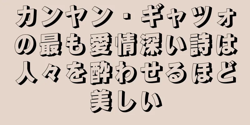 カンヤン・ギャツォの最も愛情深い詩は人々を酔わせるほど美しい