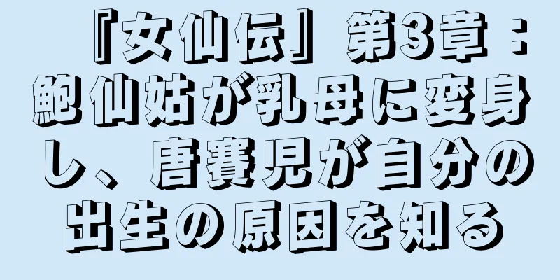 『女仙伝』第3章：鮑仙姑が乳母に変身し、唐賽児が自分の出生の原因を知る