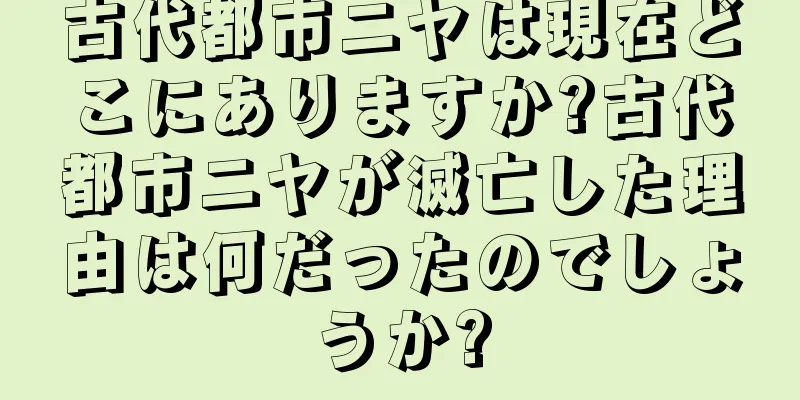 古代都市ニヤは現在どこにありますか?古代都市ニヤが滅亡した理由は何だったのでしょうか?