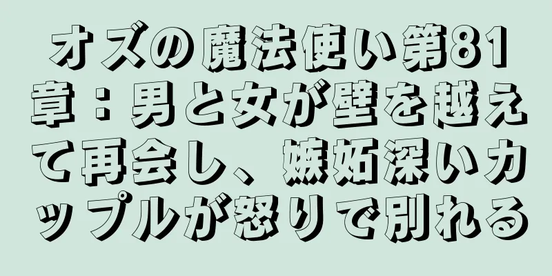 オズの魔法使い第81章：男と女が壁を越えて再会し、嫉妬深いカップルが怒りで別れる
