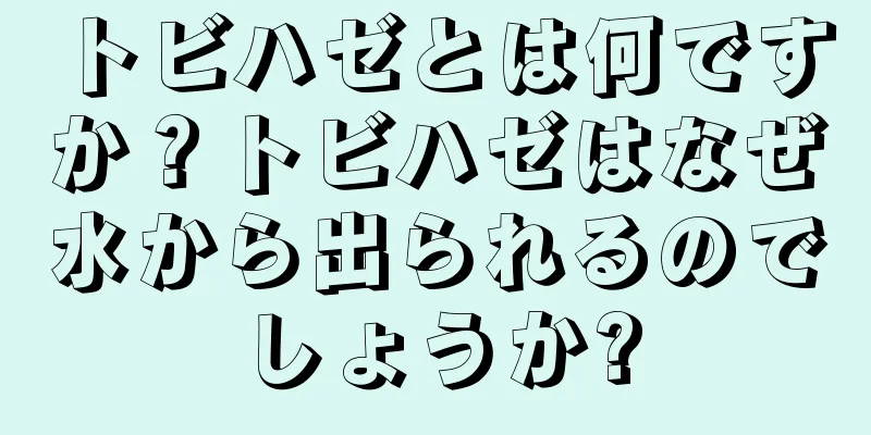 トビハゼとは何ですか？トビハゼはなぜ水から出られるのでしょうか?