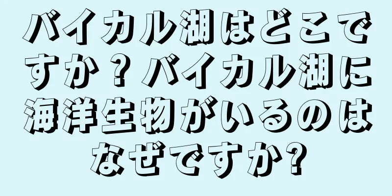 バイカル湖はどこですか？バイカル湖に海洋生物がいるのはなぜですか?