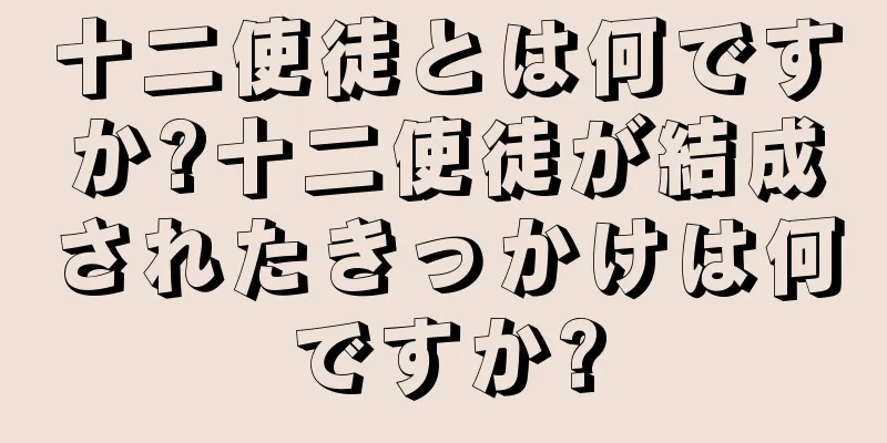 十二使徒とは何ですか?十二使徒が結成されたきっかけは何ですか?