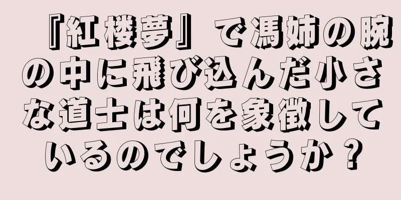 『紅楼夢』で馮姉の腕の中に飛び込んだ小さな道士は何を象徴しているのでしょうか？