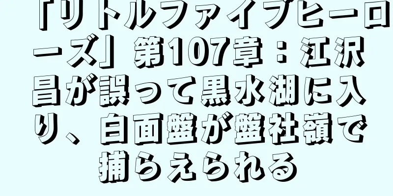 「リトルファイブヒーローズ」第107章：江沢昌が誤って黒水湖に入り、白面盤が盤社嶺で捕らえられる