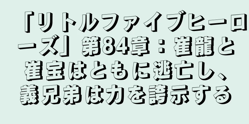 「リトルファイブヒーローズ」第84章：崔龍と崔宝はともに逃亡し、義兄弟は力を誇示する
