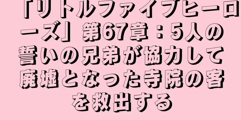 「リトルファイブヒーローズ」第67章：5人の誓いの兄弟が協力して廃墟となった寺院の客を救出する