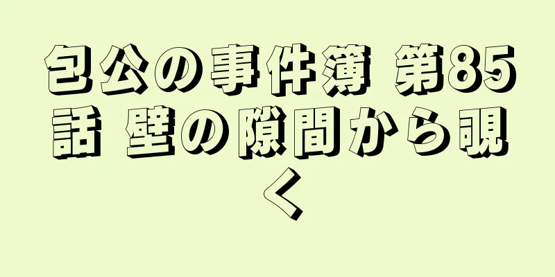 包公の事件簿 第85話 壁の隙間から覗く