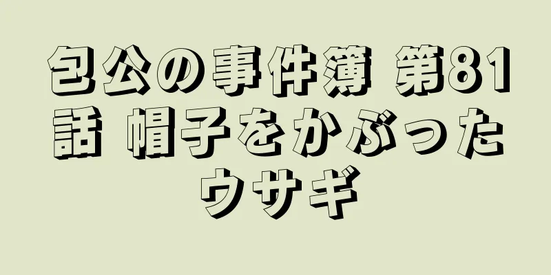 包公の事件簿 第81話 帽子をかぶったウサギ