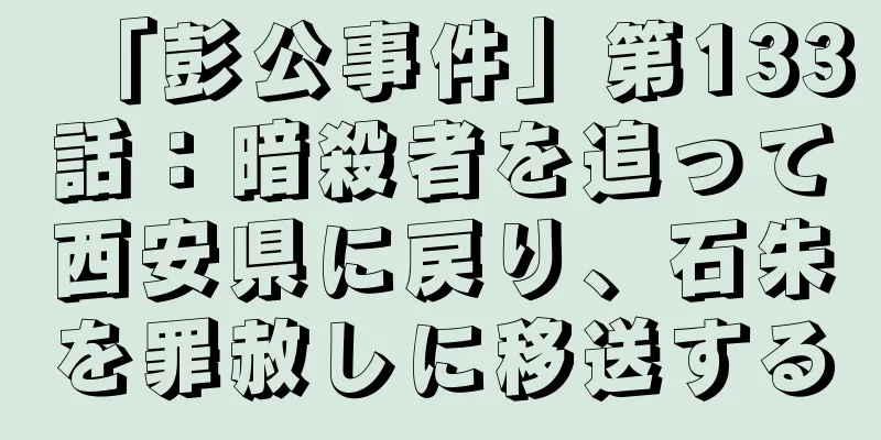 「彭公事件」第133話：暗殺者を追って西安県に戻り、石朱を罪赦しに移送する
