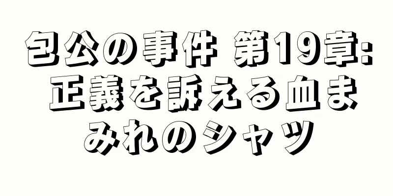 包公の事件 第19章: 正義を訴える血まみれのシャツ