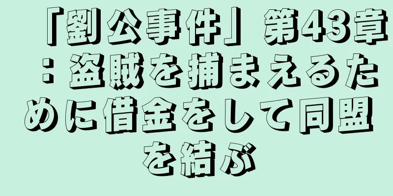 「劉公事件」第43章：盗賊を捕まえるために借金をして同盟を結ぶ